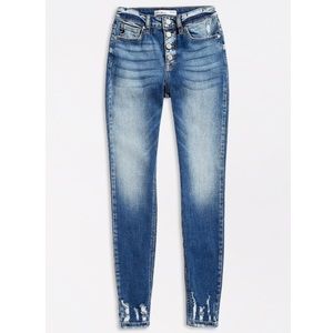 KanCan™ High Rise Destructed Skinny Jean